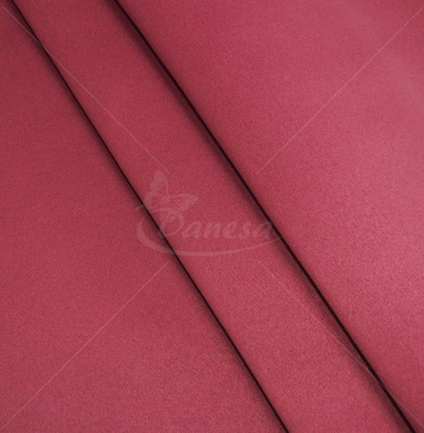 Blackout curtain fabric, smooth, bordeux color