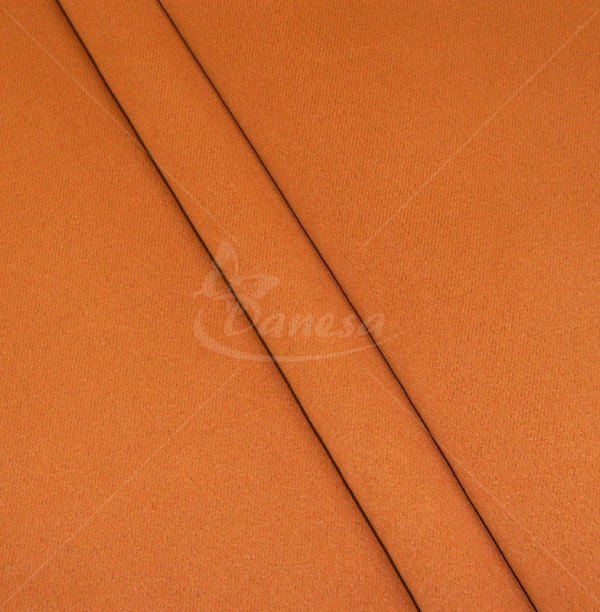 Blackout curtain fabric, smooth, orange color