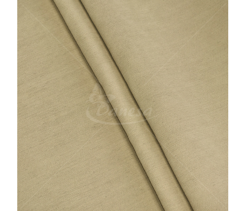 Blackout curtain fabric, velvet structure, sand color