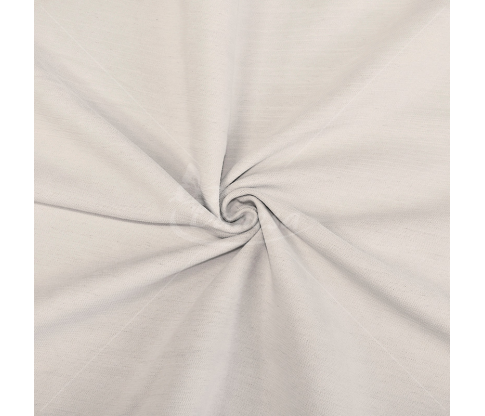 Blackout curtain fabric, velvet structure, very light grey color