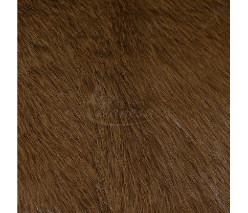 Faux fur, mid-lenght, brown color