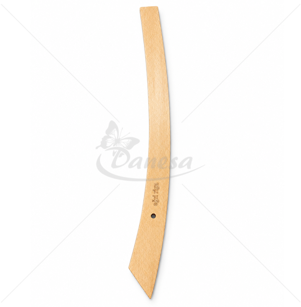 Medinis lenktas lekalas be skalės, apie 60 cm