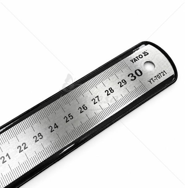 YATO YT-70721 Flexible Stainless Steel Ruler, 30 cm