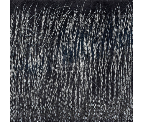 Faux fur, two lengths hair, grey color