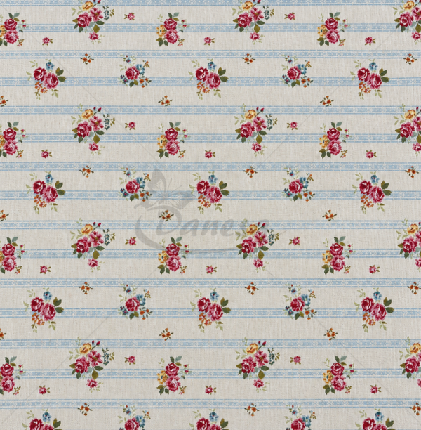 Prancūziškas gobeleninis audinys „Gėlių elegancija“