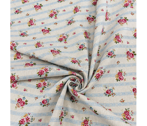 French Tapestry Fabric “Floral Elegance”