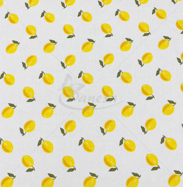 Хлопок для постельного белья с лимонами, 160 см