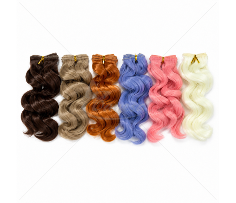 Curly Doll Hair Weft