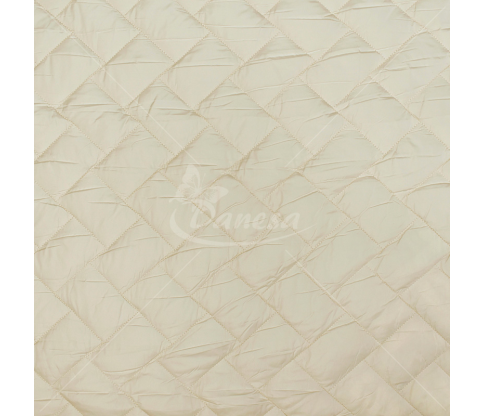 Quilted fabric, sand color