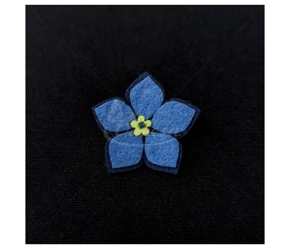Forget-Me-Not Brooch