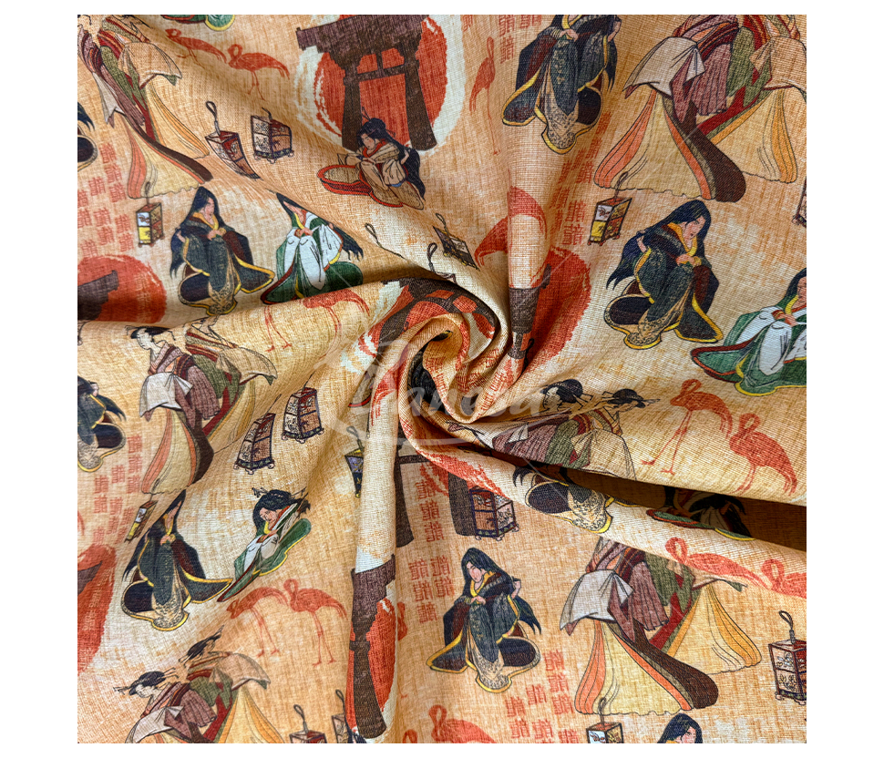 Linen imitation