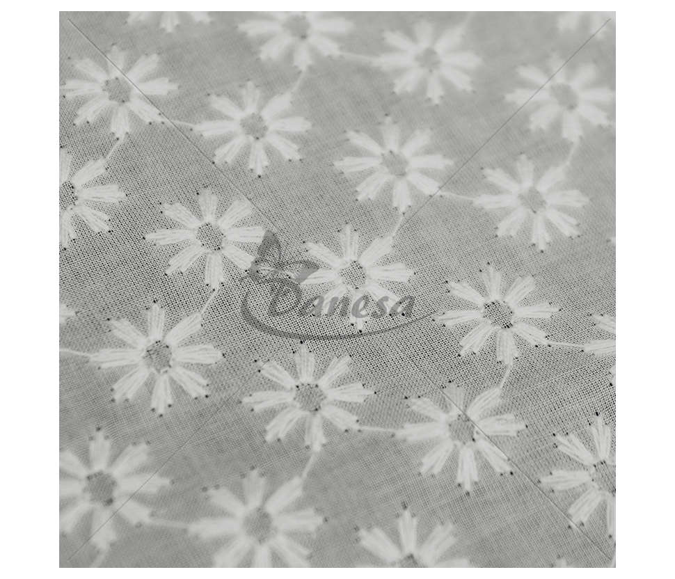 Embroidered cotton