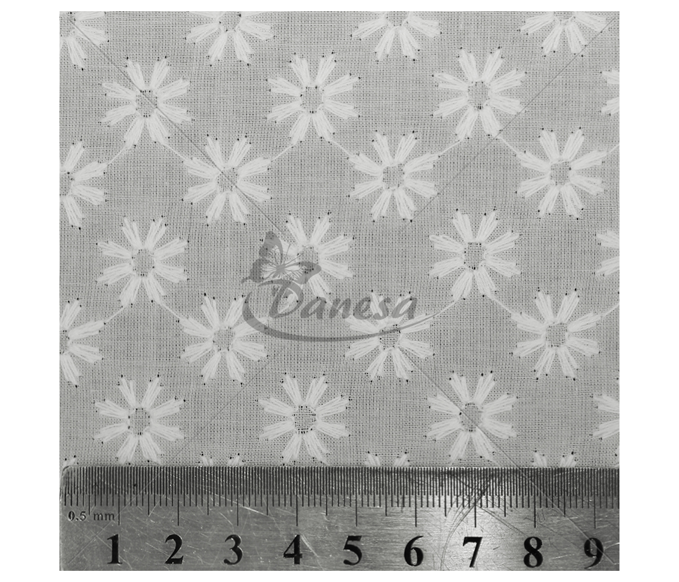 Embroidered cotton