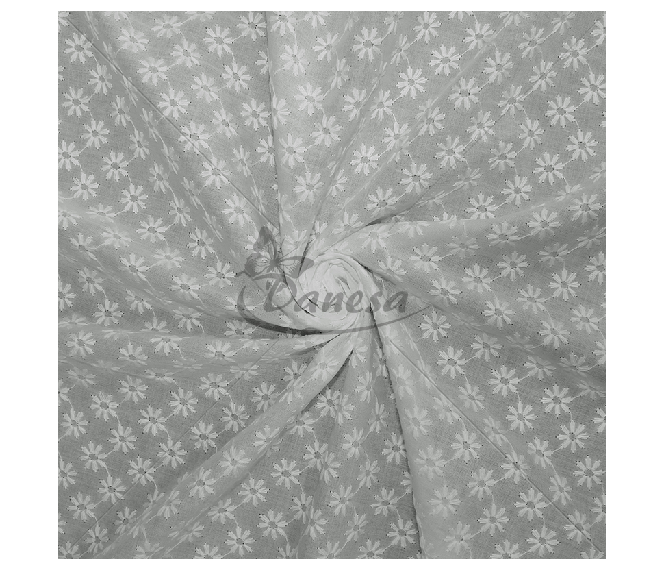 Embroidered cotton