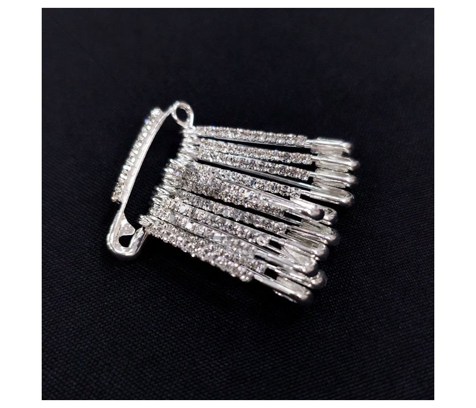Decorative Safety Pin with sequins