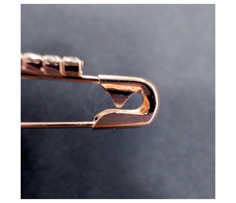 Decorative Safety Pin with sequins
