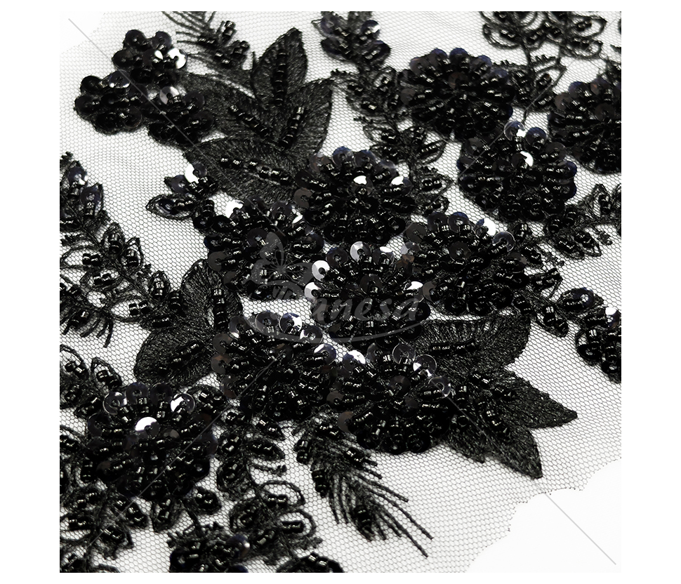Tulle applique