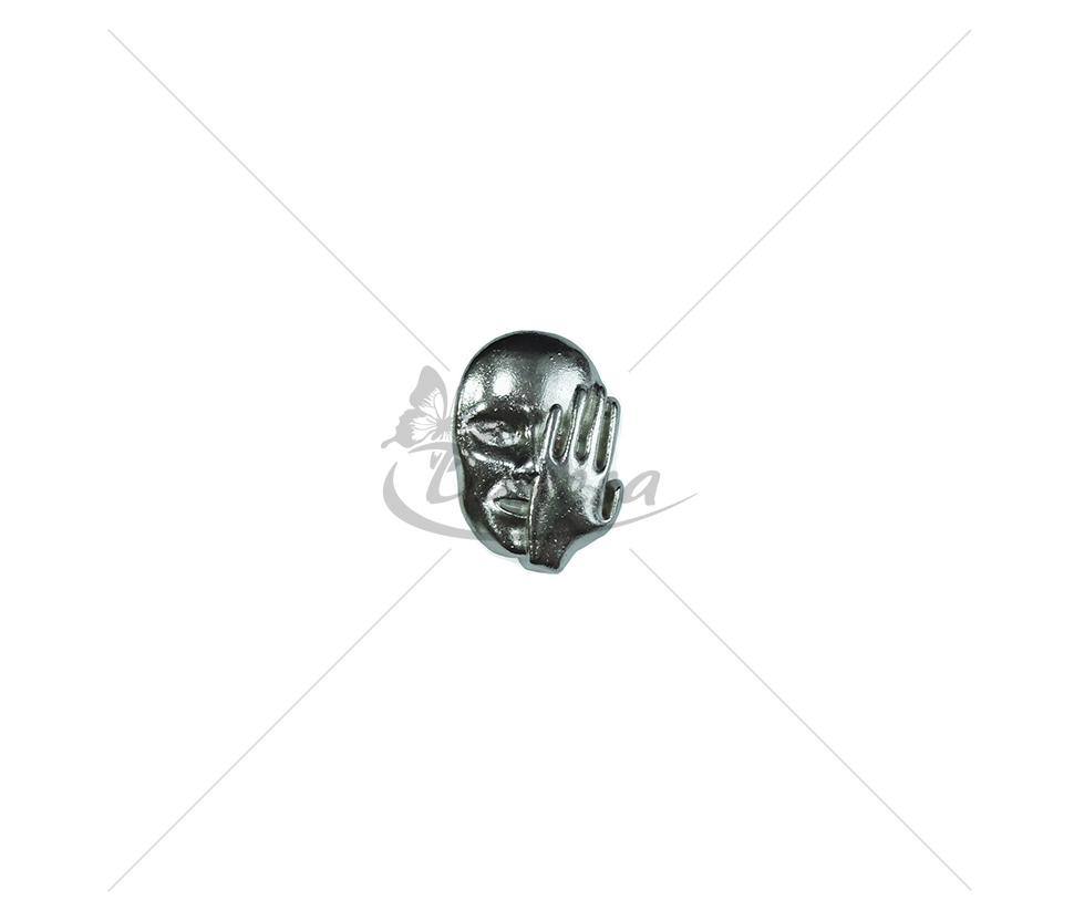 Buttons "Covered face", metal shank buttons