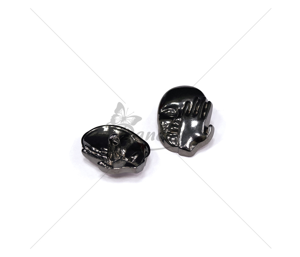 Buttons "Covered face", metal shank buttons