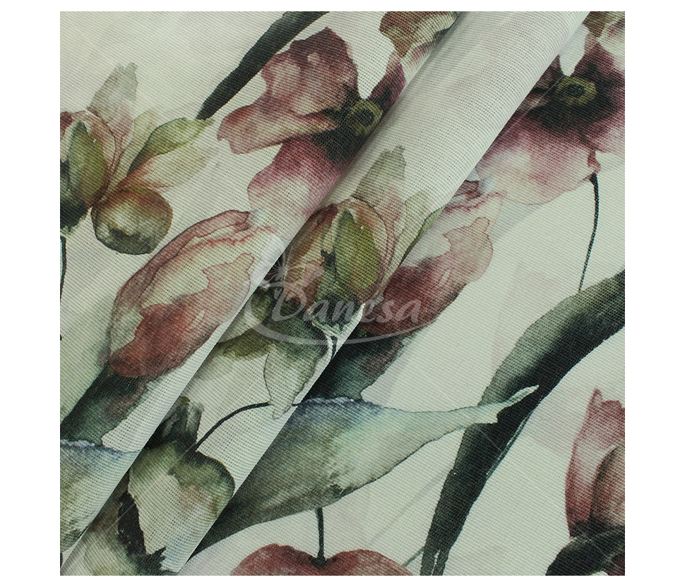 Linen-look fabric (Linen imitation)