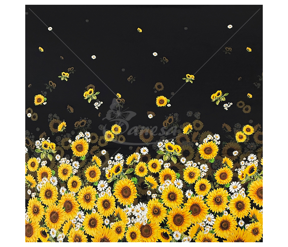 Natural silk "Sunflower"
