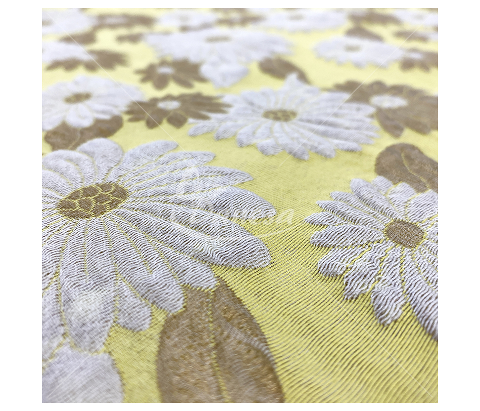 Jacquard with Natural Silk