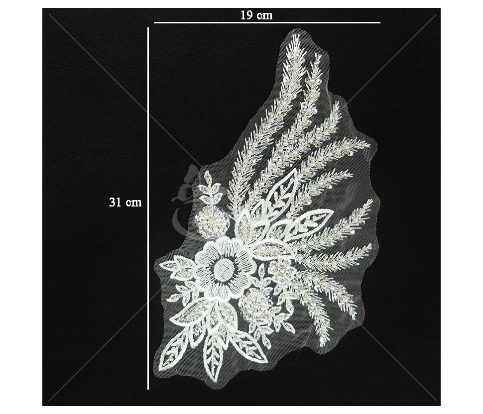 Tulle applique