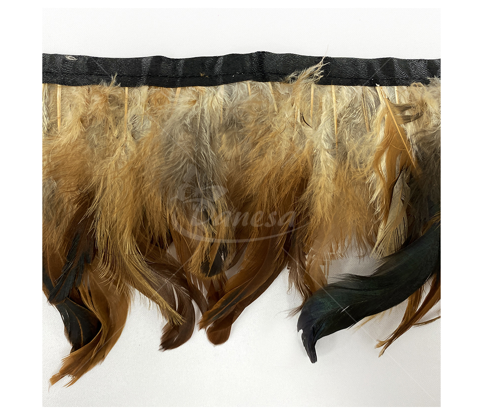 Rooster Feather Decorative Ribbon