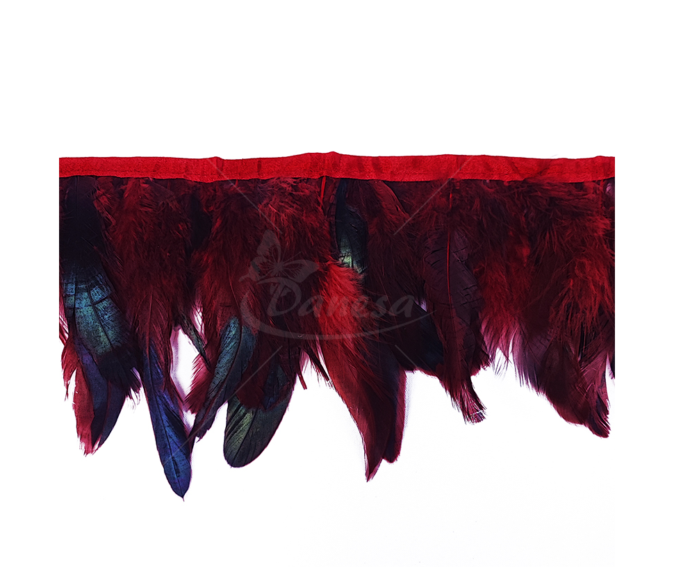 Rooster Feather Decorative Ribbon