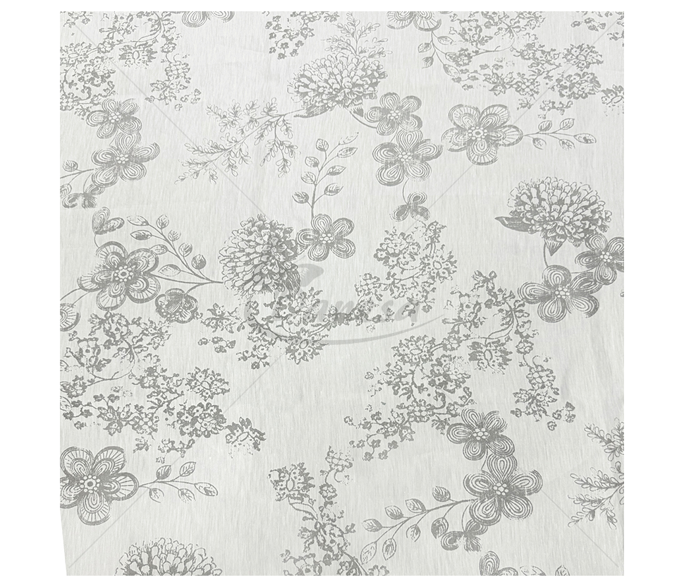 Natural silk with viscoze