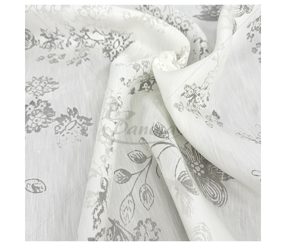 Natural silk with viscoze