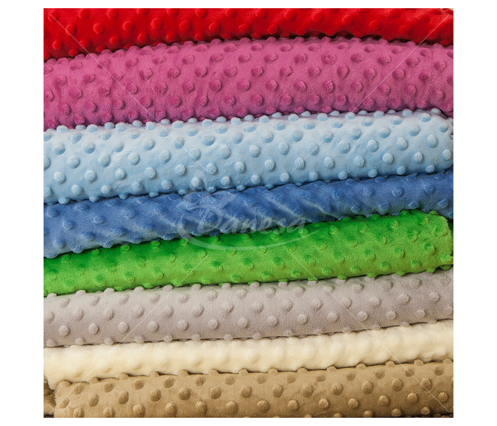 Minky fabric, solid color, color pallete