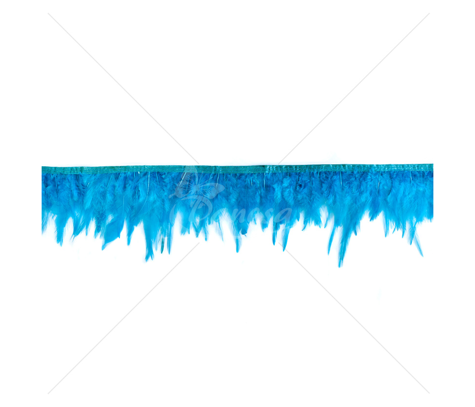 Rooster feather decorative ribbon, 10 cm