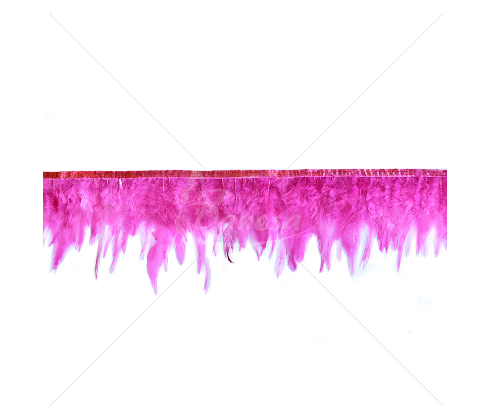 Rooster feather decorative ribbon, 10 cm