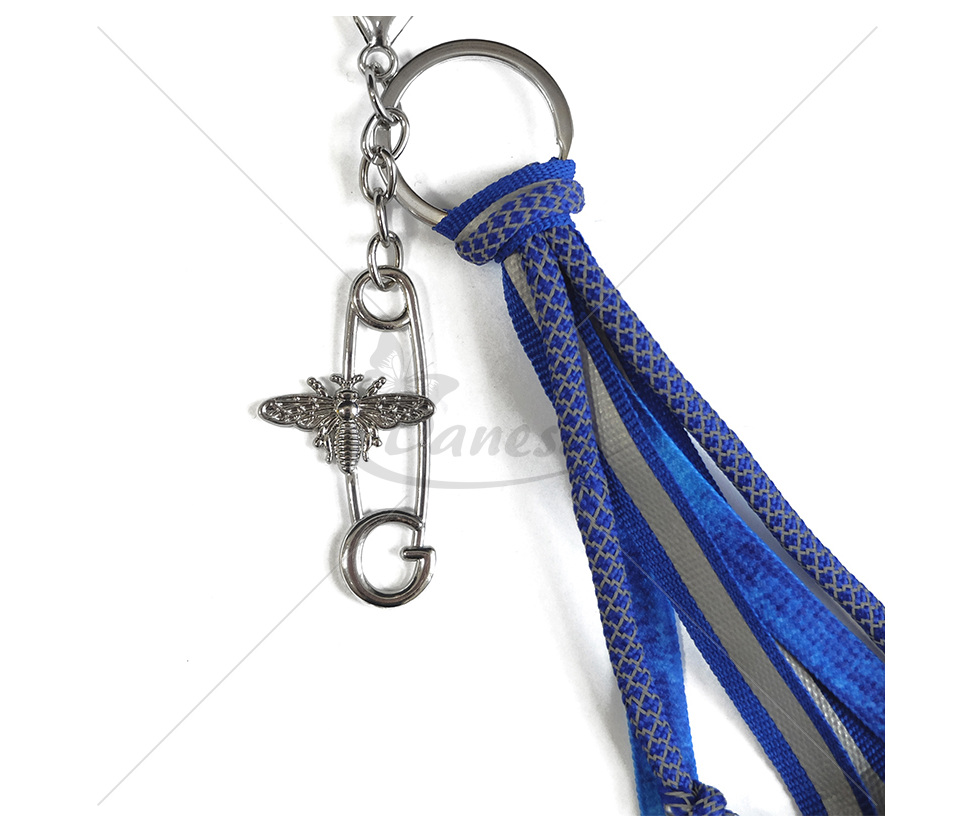 Keychain with reflector