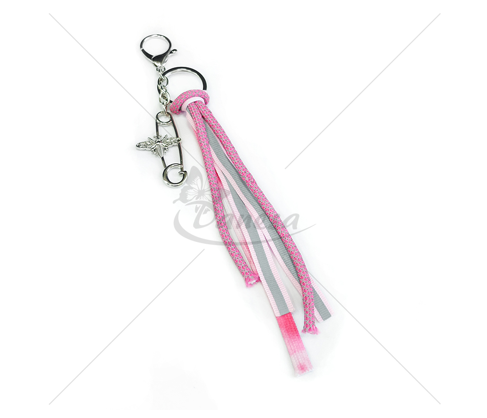 Keychain with reflector
