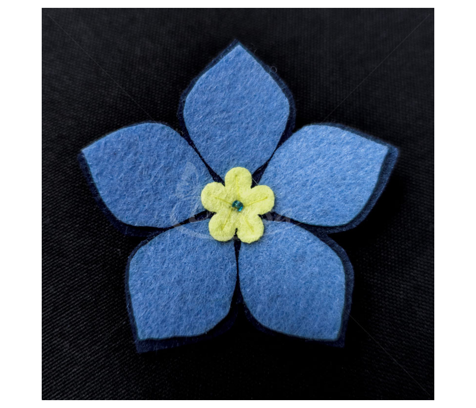 Forget-Me-Not Brooch