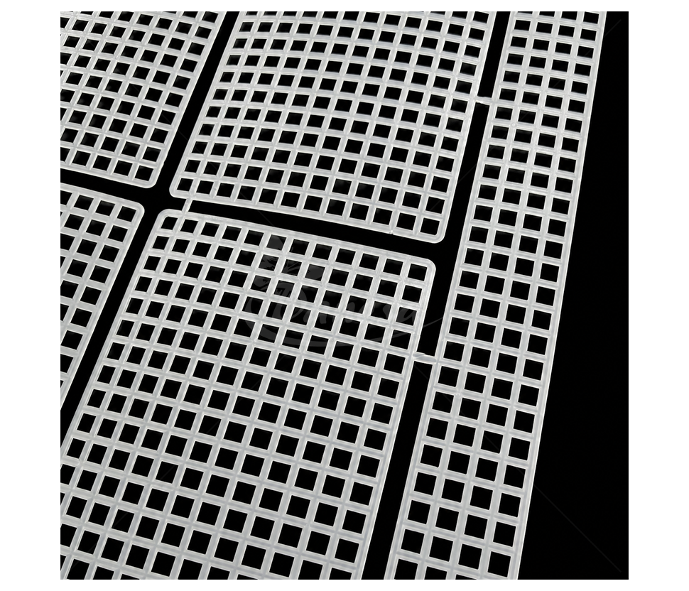 Plastic Canvas for Handbag Making with Handles, 20 x 24 x 8 cm