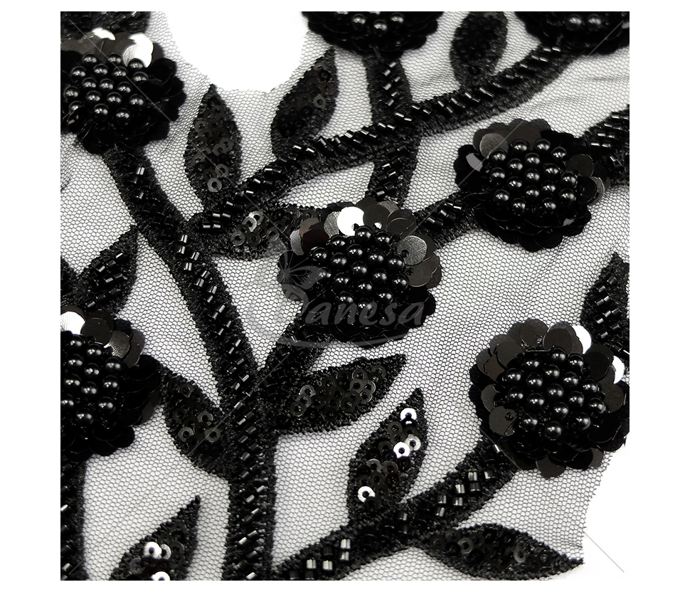 Tulle applique