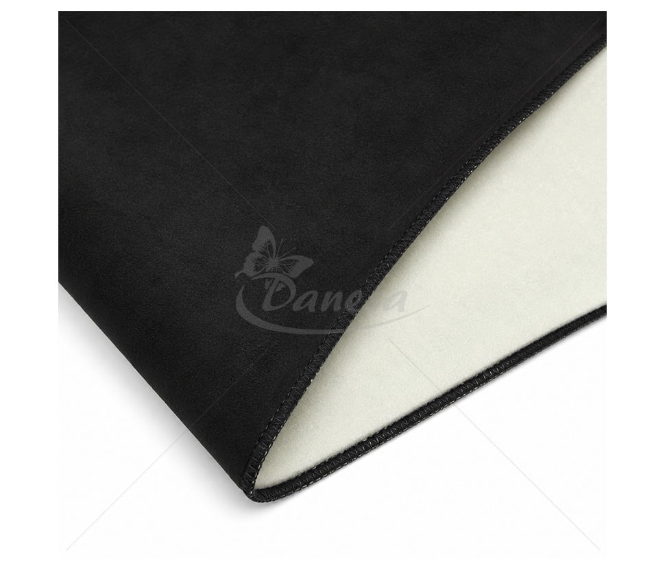 Black Automotive Headliner Fabric with Foam – Alcantara and Velvet Look