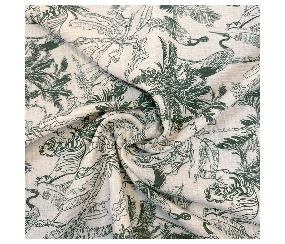 Muslin with a pattern