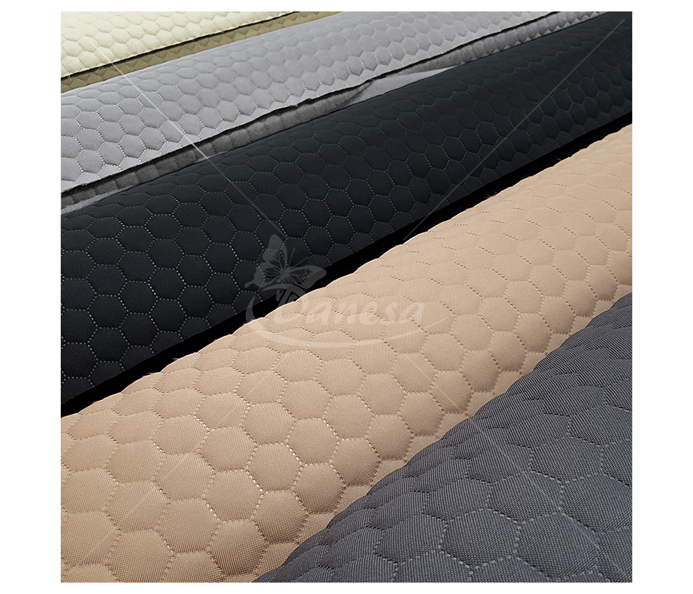 Quilted impregnated fabrics with insulation
