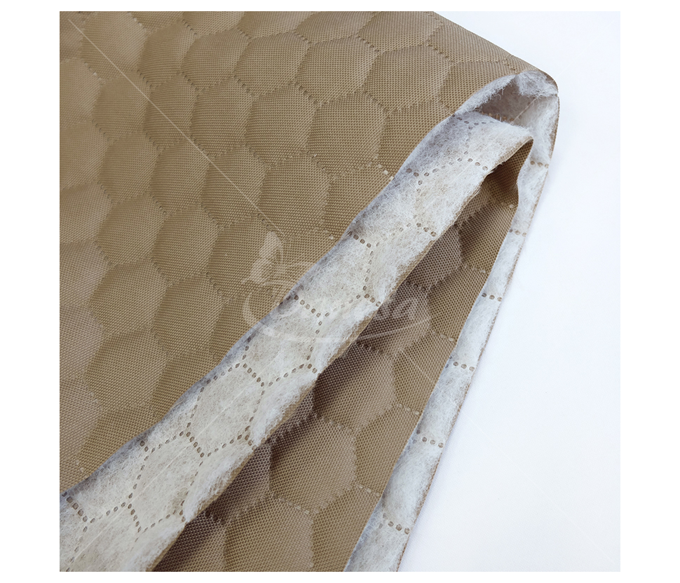 Quilted impregnated fabrics with insulation