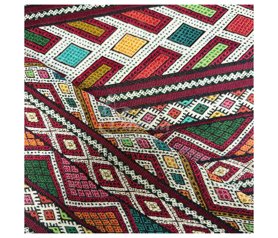 Tapestry with cotton