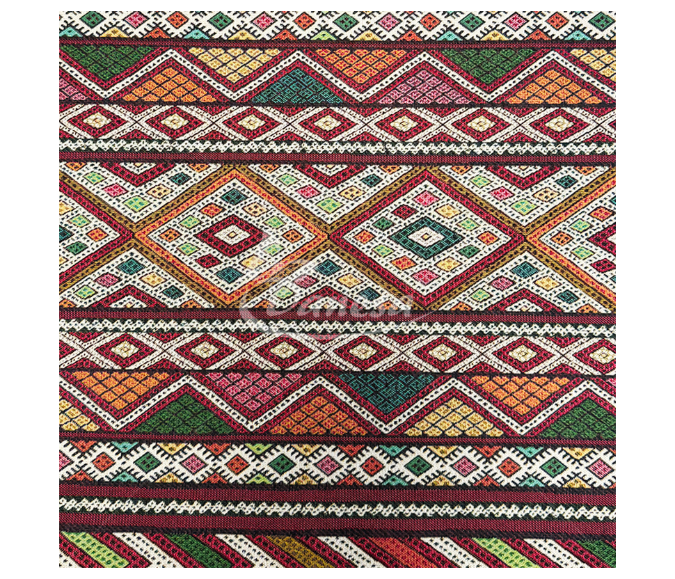 Tapestry with cotton