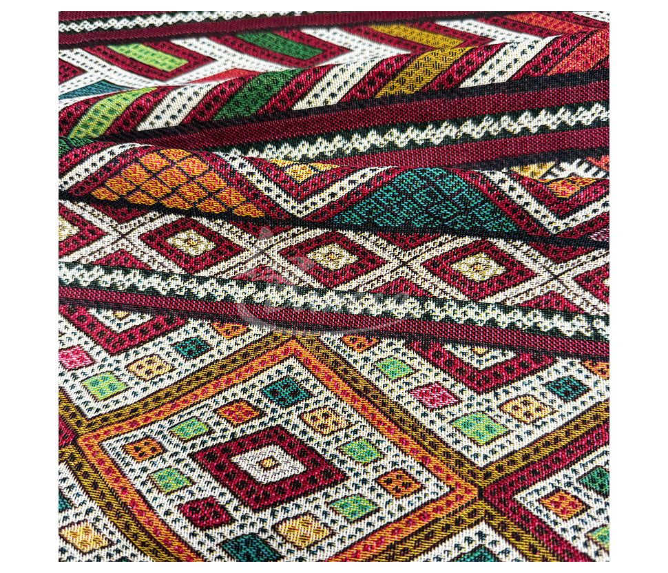 Tapestry with cotton