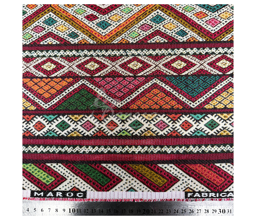Tapestry with cotton