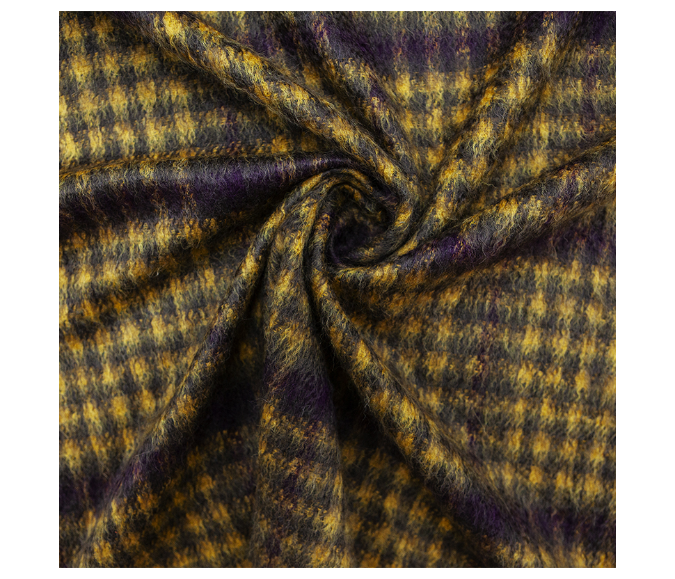 Coat fabric with mohair wool
