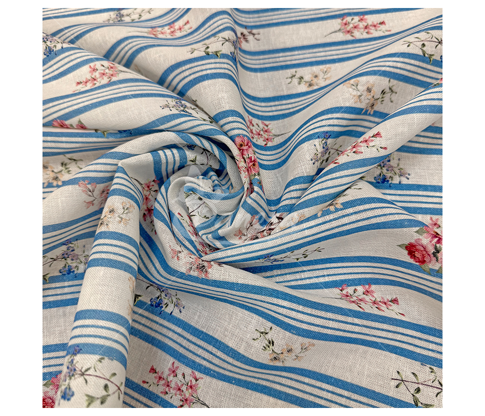 Linen with cotton
