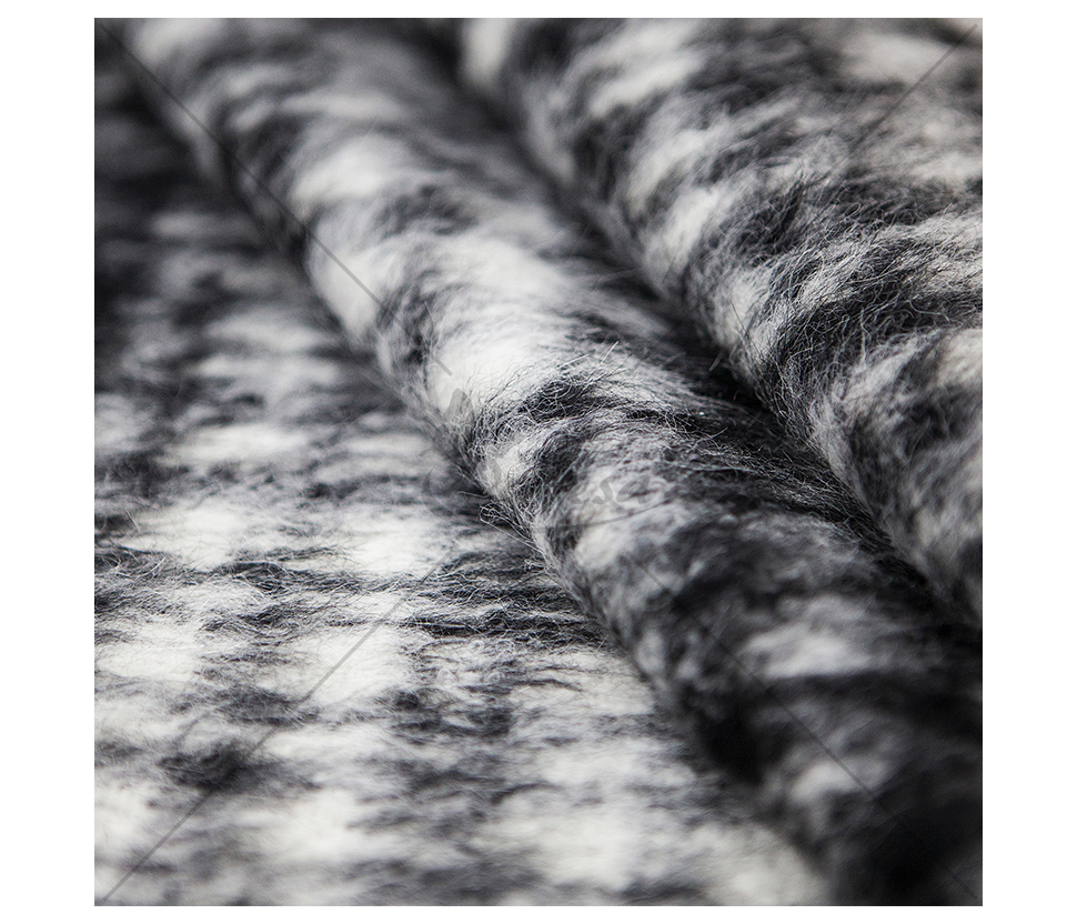 Coat fabric with mohair wool